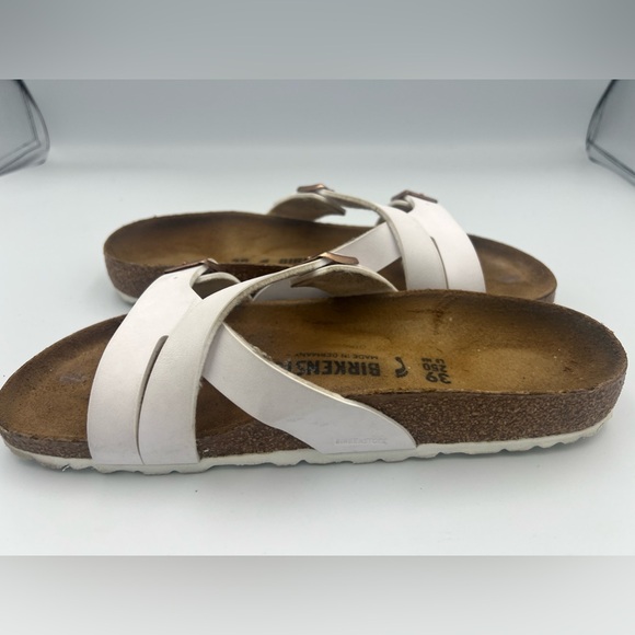 Birkenstock Women’s Yao Balance White Sandals EUR 39 (narrow) Pre-Loved - Picture 10 of 11